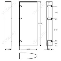 IFO Перегородка для писсуара "Public Steel" 8700080 – фотография-5